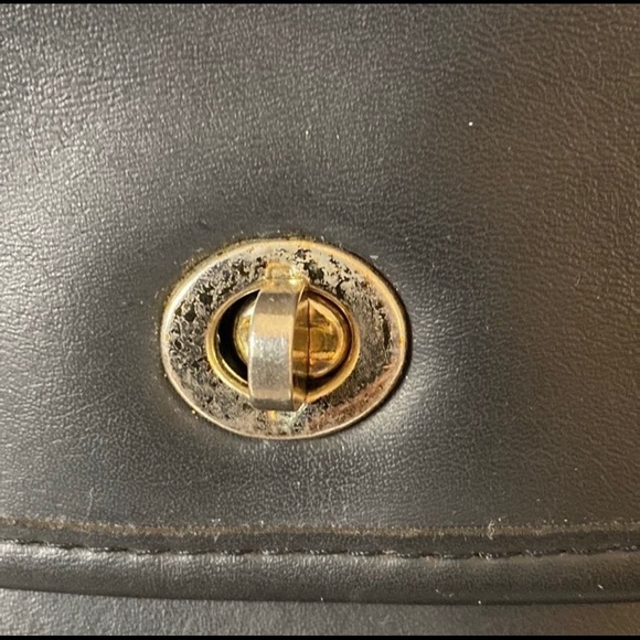 Vintage Coach Black Leather Briefcase - EUC - Picture 3 of 9